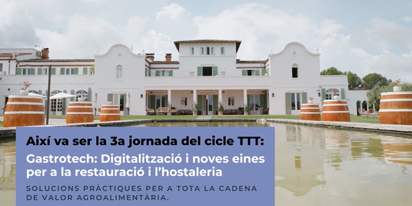 La restauració del Penedès avança cap a la digitalització